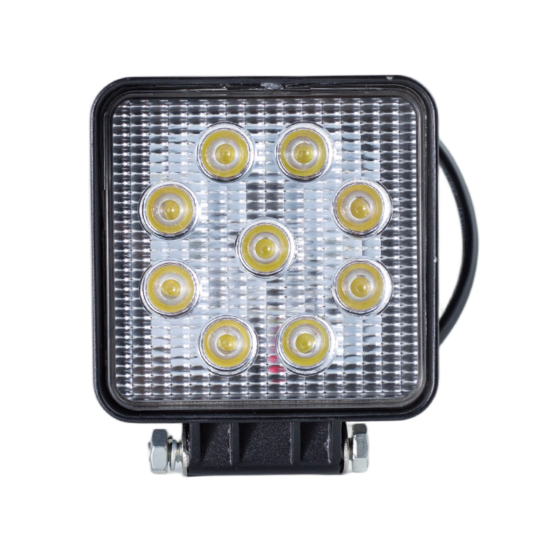 IP67 002 Heavy-Duty 9-LED Square Work Light para sa mga Industrial Vehicle