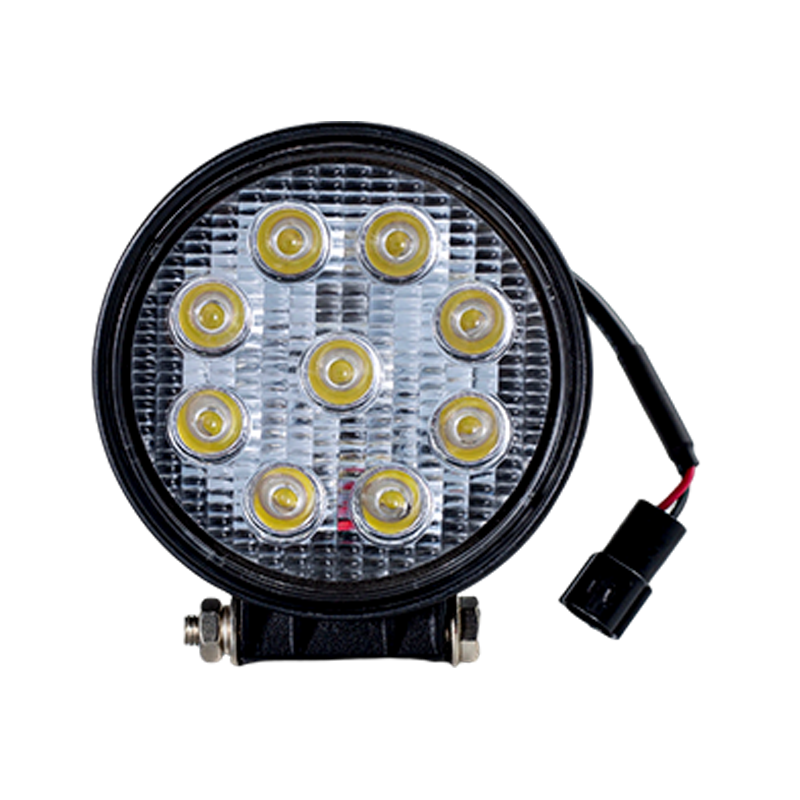 IP67 001 Heavy-Duty 9-LED Round Work Light para sa mga Industrial Vehicle