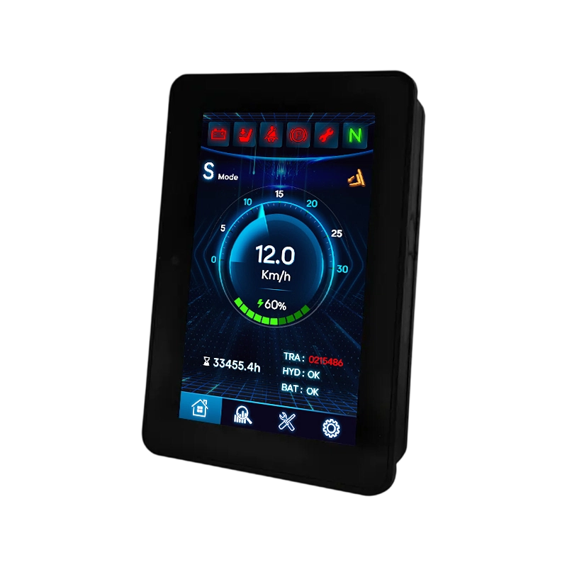 5-inch Vertical CAN 2.0B Touchscreen Dashboard para sa Mga Sasakyang Konstruksyon