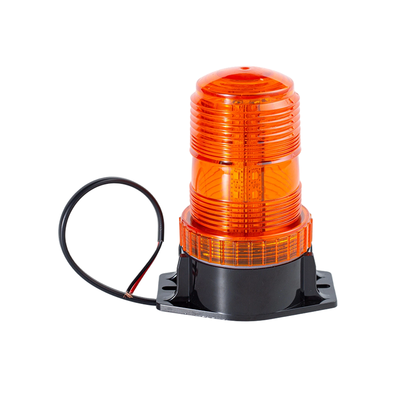 IP65 8W DC9-80V 360° Amber Strobe Beacon Warning Light Para sa Mga Forklift