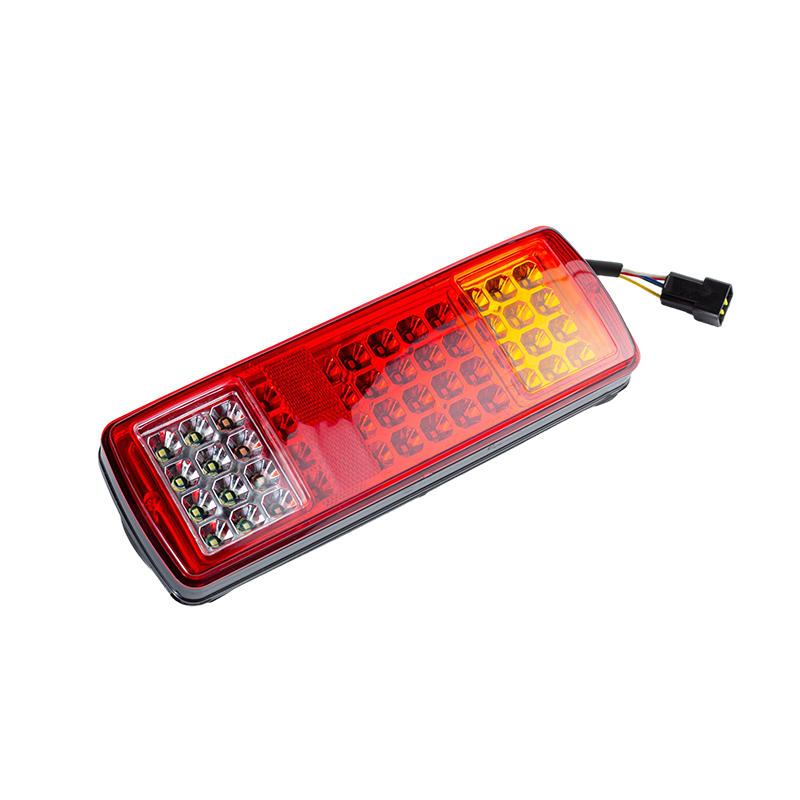FLDJ-SSWD-002 IP55 6W DC12-24V 3-Color Integrated LED Rear Tail Light (Turn Signal + Position Light + Reverse Light)
