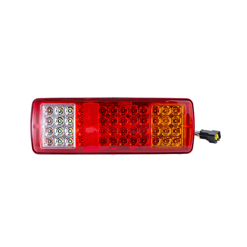 FLDJ-SSWD-002 IP55 6W DC12-24V 3-Color Integrated LED Rear Tail Light (Turn Signal + Position Light + Reverse Light)