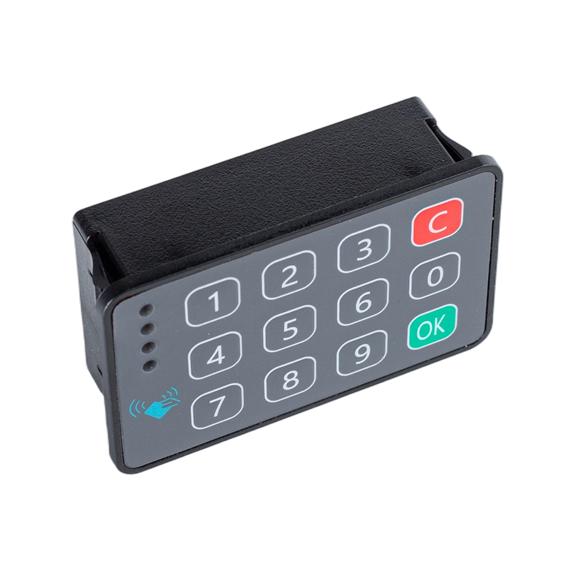 Pahalang na IC Card Reader na may Keypad / CAN2.0 125K Baud / Industrial Vehicle Fleet Management Access Control