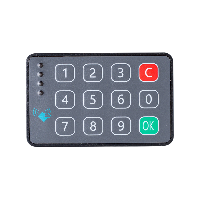 Pahalang na IC Card Reader na may Keypad / CAN2.0 125K Baud / Industrial Vehicle Fleet Management Access Control